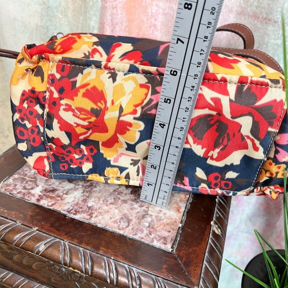 📌Franco Sarto Floral Colorful Tote Bag with Adjustable Stripes - Picture 13 of 16